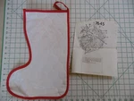 Tri Chem Ready Paint Liquid Embroidery 7645 Santa Christmas Stocking Holiday. Fixed Price $24.99.