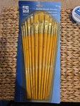 Loew Cornell Art Hobby Brushes - Set Of 12 1801 Brand New. Fixed Price $30.00.