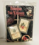 1995 Bernat Crafts Homespun Tole 'n Accents Onions Radishes 2-SET Wall Hangings. Fixed Price $14.19.