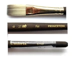 New Princeton Umbria Synthetic Blend Acrylic & Gouache Brush, Flat, 6.5. Fixed Price $12.95.