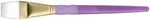 Crafter's Choice White Taklon Wash Brush 3/8 Width. Fixed Price $8.07.