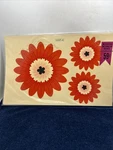 Vintage Meyercord Decals Orange Flowers Retro Hippy 1507A Craft Transfer. Fixed Price $10.00.