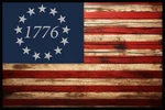 American Flag With 1776 Stars, Canvas Print, Wall Art Home Decor. Fixed Price $57.27.