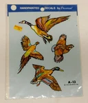 Nos Vintage 1980 Handpainted Decals By Decoral A-13 Duck Pheasant Goose Game. Fixed Price $7.99.