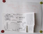 Vintage Tri Chem Picture To Paint Felt Usa Poster #3111 Religious Sampler Peace. Fixed Price $17.95.