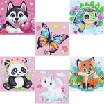 6 Pack Small Diamond Painting Kits For Kids Beginners, 5D Gem Art By Number F.... Fixed Price $19.62.