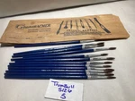 Nos Vintage 1DZ Grumbacher Artist Brushes #4017 Size. Fixed Price $29.99.