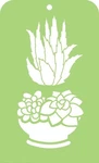 Kaisercraft Mini Designer Templates 3.5X5.75 Succulents. Fixed Price $8.12.