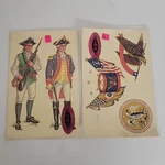 Vintage Meyercord Decals Patriotic Americana July 4TH 1104-B And 1504A Lot. Fixed Price $13.60.