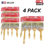 4PK Pit Bull 5PC Paint Brush Set House Wall Trim Home Interior Exterior. Fixed Price $12.90.