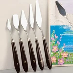 5PCS Stainless Steel Palette Knife Set Artist Spatula Oil Acrylic Painting. Fixed Price $7.78.