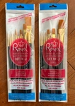 New 10PK'S Of Royal Taklon Fine Quality Painters Brush Sets Tk-j- B2. Fixed Price $24.95.