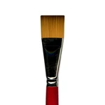 United #1727 Synthetic Sable Watercolor Brush Flat 1". Fixed Price $14.29.