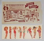 Bathing Pinup Girls Water Slide Transfer Unused Decal Sheet C1950S Duro #1129. Fixed Price $77.80.