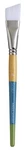 Princeton Snap! White Taklon Short Handle Brush-angle Shader 3/4" Width 5A002Z. Fixed Price $13.86.