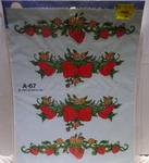 Decoral A-67 Hand Painted Decals Strawberries 1983 Vintage Nos Sheet. Fixed Price $5.99.