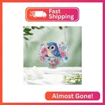 Mvvmtop 6X5INCH Diamond Painting Kits Hanging Pendant Diy Owl Wreath Ornaments. Fixed Price $10.16.