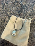 Rare Harmony Fairy Bell Necklace Vintage Silver Moon Stars Galaxy Charm Folk Art. Fixed Price $175.00.