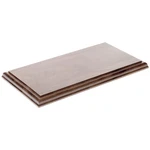 Plymor Solid Walnut Rectangular Wood Display Base Ogee Edge 12.75 X 6.75. Fixed Price $71.73.