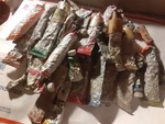 Vtg Lot 50 Artex Craftint Vogart Fabric Embroidery Paint Tubes. Fixed Price $29.00.