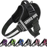 Reflective Service Dog Vest Harness, Woven Nylon With Adjustable Straps Xs-xxl. Fixed Price $15.99.