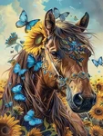 Rekxtmo Horse Diamond Art For Adults, Painting Kits, QY043. Fixed Price $11.94.