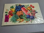 Vintage Meyercord Decal Fruit #1526-A Watermelon Pineapple Grapes Apples Banana. Fixed Price $9.99.