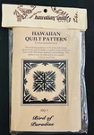 Bird Of Paradise Hawaiian Quilt Pattern HQ-3 Creative Stitches Honolulu Nip. Fixed Price $9.00.