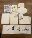 Vintage Mid Century Tri Chim Liquid Embroidery Paint By Color Kit Patterns. Fixed Price $50.00.