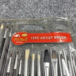 Pit Bull 15 Pc Artist Brush Set TAIB0049 New. Fixed Price $9.99.