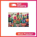 Maxbye Cute Cactus Plant Diamonds Painting Kits For Adults, Flower Diy. Fixed Price $10.76.