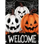 Domrom Halloween Diamond Painting Kits For Adults, Pumpkin 5D PD019. Fixed Price $8.90.