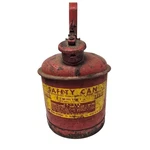 Vintage Eagle Safety Can U1-10S Type Gallon Red Steel Gas Oil Usa. Fixed Price $29.99.