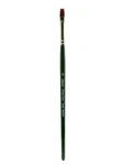 Silver Ruby Satin Series Synthetic Brushes Short Handle. Fixed Price $18.75.