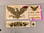 2 Meyercord Decals X547-A Vintage Gold Eagle W/arrow Unopened. Fixed Price $24.79.