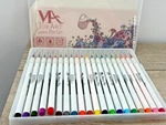 Mozart Brush Pen Marker Set 20 Watercolor Colors Soft Tip For Manga Comics. Fixed Price $18.99.