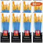 640 Pcs Nylon Hair Paint Brush Set For Acrylic Oil Watercolor Artist Kits. Fixed Price $18.11.