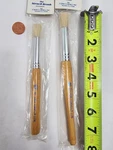 Loew Cornell Stencil Brush Lot (2) - 8 1136 10 New Old Stock Nos. Fixed Price $8.95.