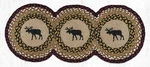 Braided Jute Tri-circle Table Runner. Earth Rugs. Black Moose. 15" X 36". Fixed Price $49.28.