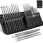 Paint Set 20PCS Nylon Case Acrylic Oil Watercolor Nicpro Miniature Brushes. Fixed Price $46.99.