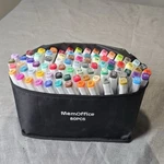 Memoffice 80 Colors Dual Tip Artist Alcohol Markers Set With Carrying Case -. Fixed Price $20.00.