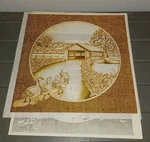 * 7801 Geese Crossing The Bridge Picture To Paint. Fixed Price $10.00.
