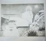 Jesus Leading Trucker Into The Night #8447 Tri-chem Chart Large Picture Paint. Fixed Price $23.99.