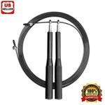 Jump Rope Gym Aerobic Exercise Boxing Skipping Adjustable Bearing Speed Fitness. Fixed Price $8.98.