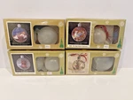 Lot Of 4 Vintage Kristy Craft Kits - Christmas Tole Painting Ornament. Fixed Price $20.00.