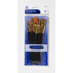 Plaid 50536E Ferrule Taklon Bristle Multiple Sizes Folkart Flat Paint Brush Set. Fixed Price $12.07.