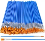 Professional Acrylic Paint Brushes 200 Pcs, Nylon Hair, Oil Watercolor, Blue. Fixed Price $28.58.