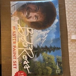 Bob Ross Master Paint Set 9 Colors Brushes Instruction Guide. Fixed Price $99.00.