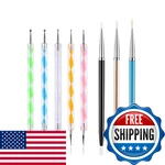 Fulinjoy 5PCS Dotting Pens 3 Nail Painting Brushes Art Design Tools. Fixed Price $12.88.