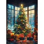 Meiyuda Christmas Tree Diamond Painting Kits For Adults, 5D Window Diamo.... Fixed Price $7.67.